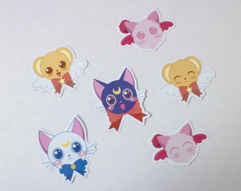 Juego de pegatinas de vinilo de 2,5" de Magical Mascots