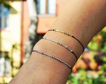 Custom Morse Code Jewelry