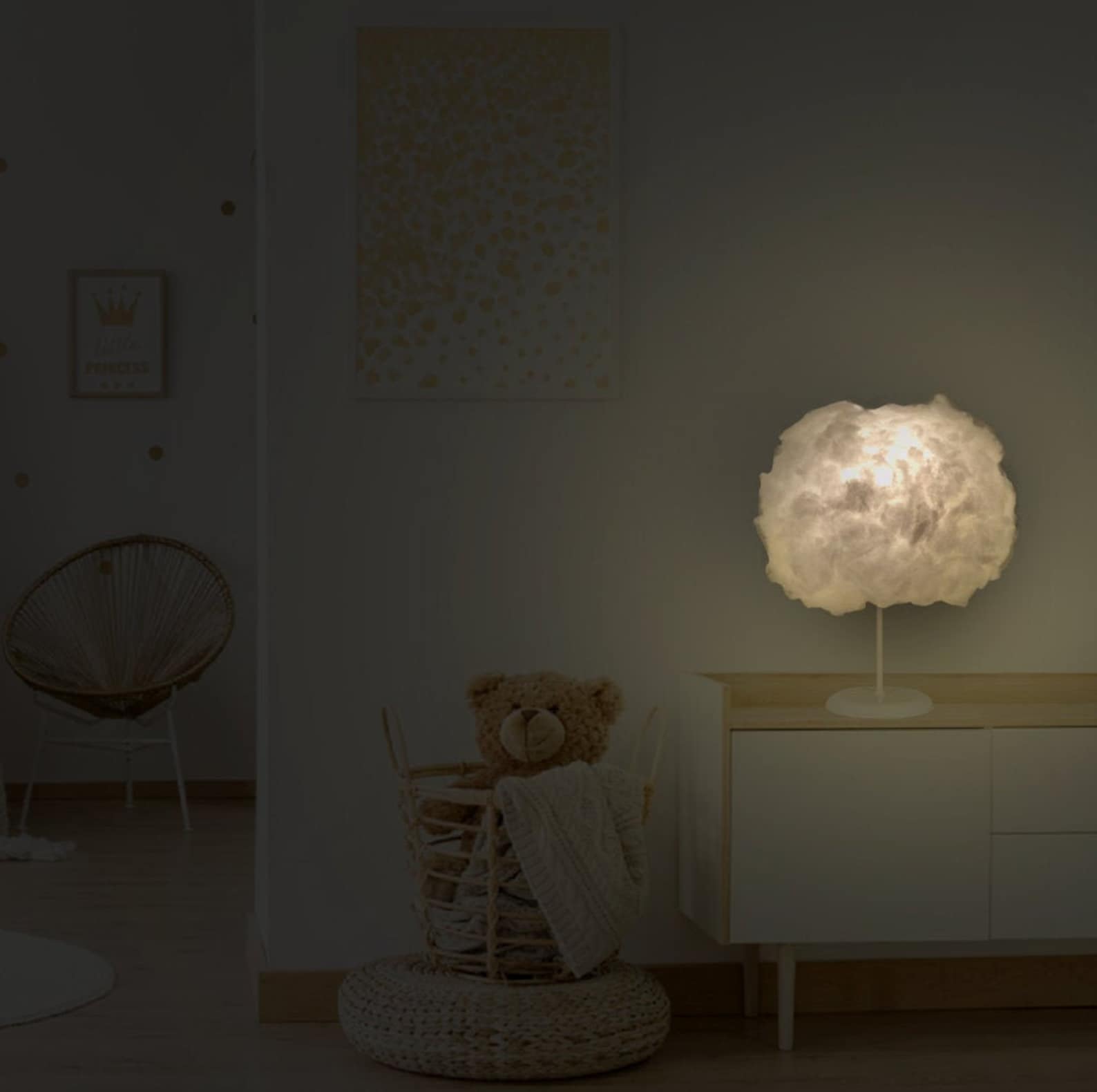 Cloud Lampshade Cloud Lamp Dreamy Cloud Lamp Cloud Shape Etsy