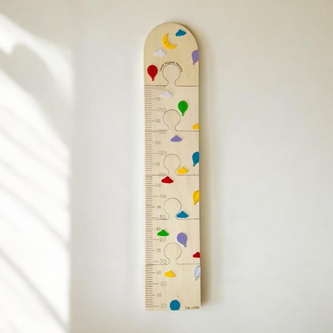 Height Chart, Growth Ruler, Growth Chart for Kids, Naturel Wooden ...