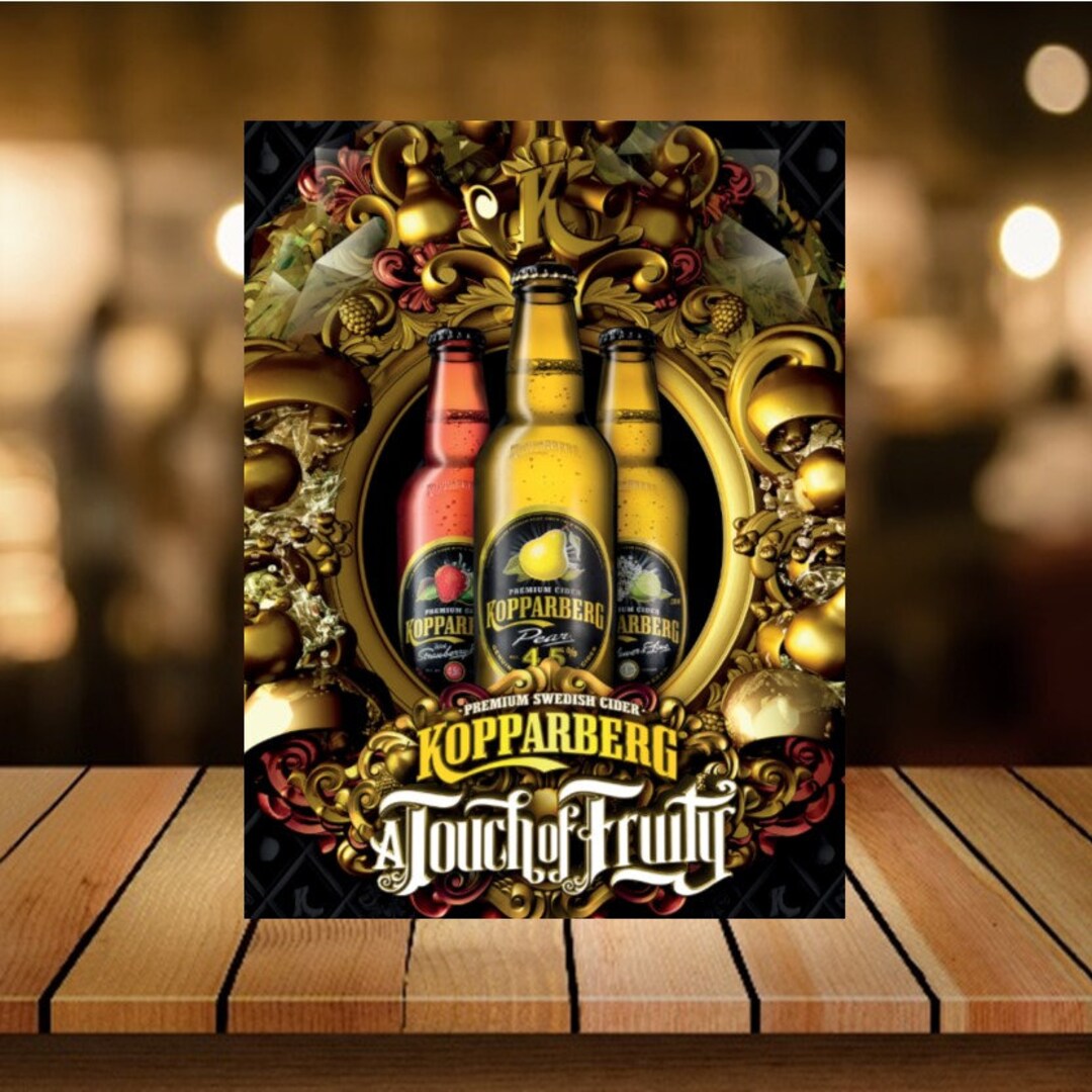 Kopparberg Cider Metal Wall Sign. Retro Vintage Man Cave Home Etsy UK