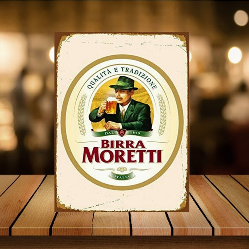 Engraved Birra Moretti Pint Glass. Personalised With Your Message. Great  for Dad or a Beer Lover -  Israel