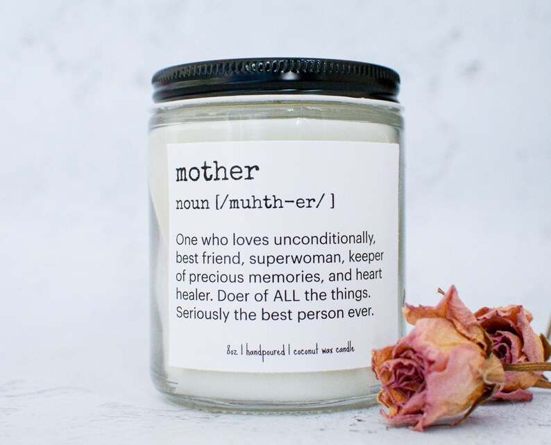 Gag Gift Mother Gift Candle Mother Definition Candle Mother/'s Day Gift Coconut Wax Candle Funny Candle For Mom