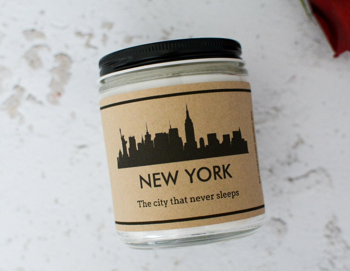 New York City Candle New York State Candle NYC City Etsy