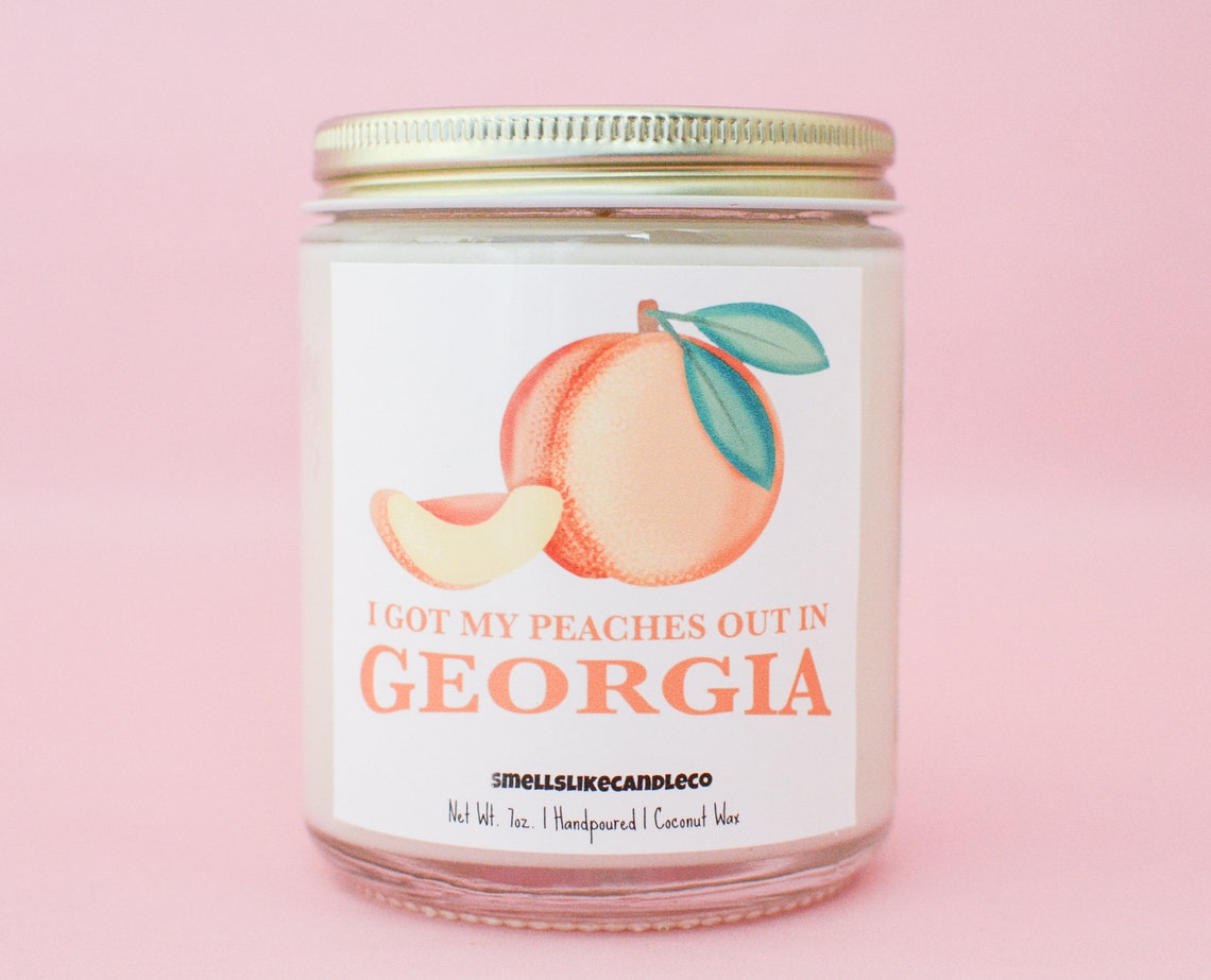 I Got My Peaches Out In Justin Bieber Candle Etsy