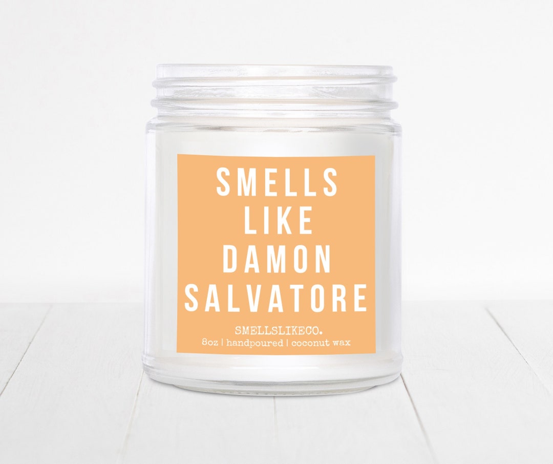 Smells Like Damon Salvatore Candle Pop Culture Candle Gifts Etsy