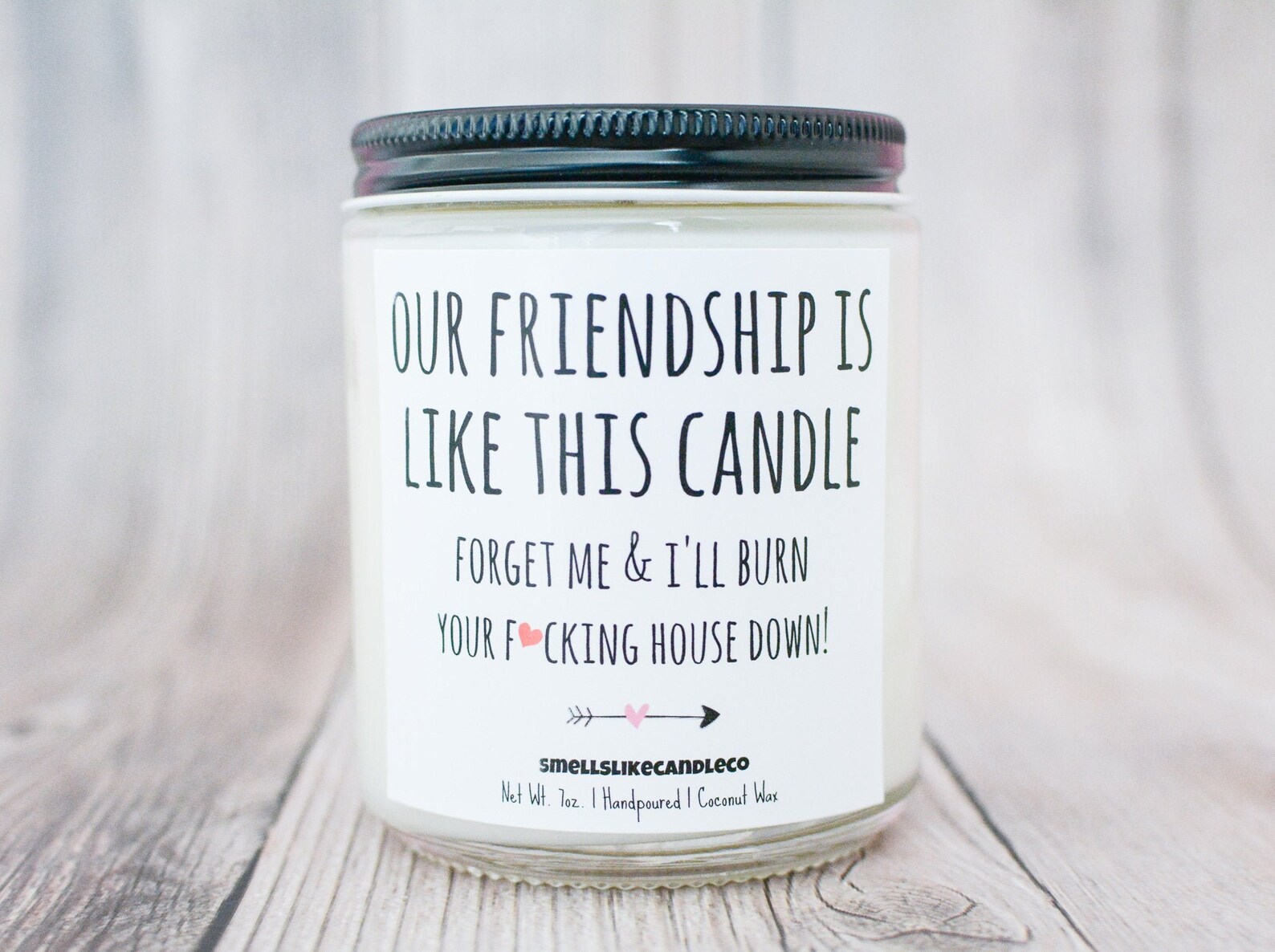 Our Friendship Is Like This Candle Best Friend Candle Gift Etsy