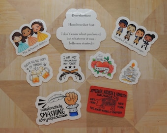 Hamilton Inspired Stickers