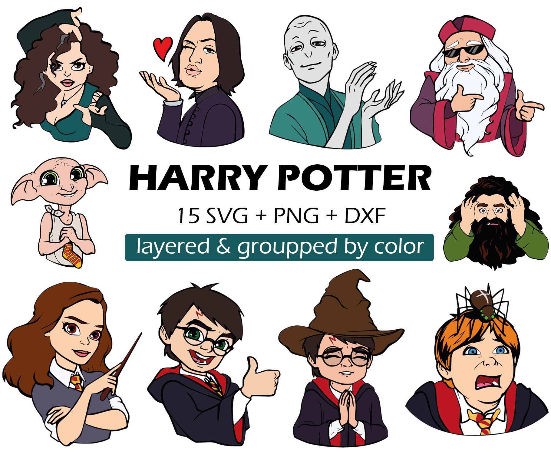 Harry potter svg Harry potter clipart Harry potter cricut | Etsy