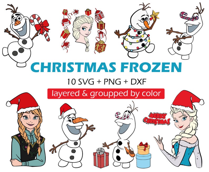 Download Frozen svg Elsa svg Disney christmas svg Frozen 2 svg Olaf ...