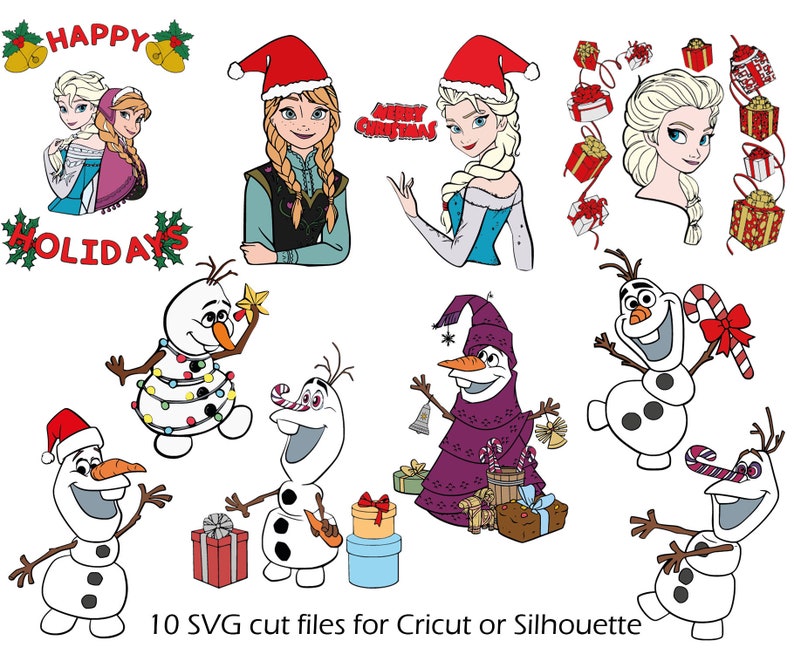 Download Frozen svg Elsa svg Disney christmas svg Frozen 2 svg Olaf ...