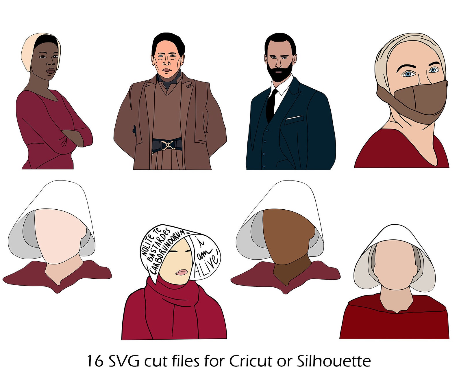 Handmaid's Tale Zoom Background Handmaid's tale svg | Etsy