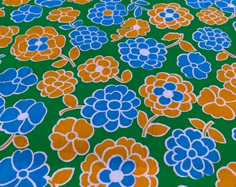 Vintage 60er Jahre Blumen Stoff!