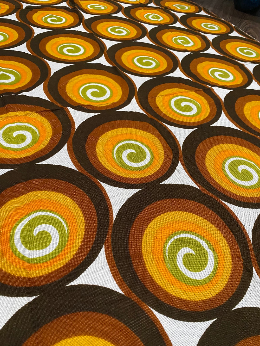 Psychedelic 1970s Amazing Vintage Fabric! - Etsy