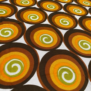 Psychedelic 1970s Amazing Vintage Fabric!