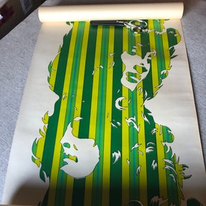 1970's RARE Pop Art Werner Berges Wallpaper by Xartwalls in WG