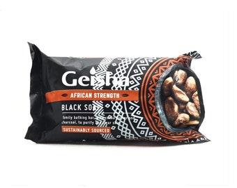 Geisha Soap - Geisha African Black Soap - Made in Ghana