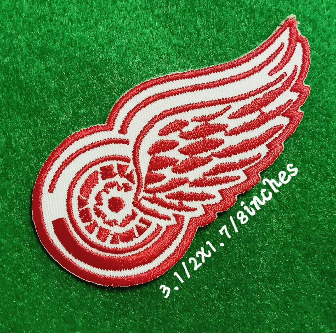 Hockey Red wing Patches Logo iron on sewing ondecorate on Etsy