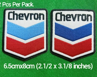 Vintage Patch Chevron Oil Gas felt sew on free shipping Vintage Patch Chevron Oil Gas felt sew on free shipping