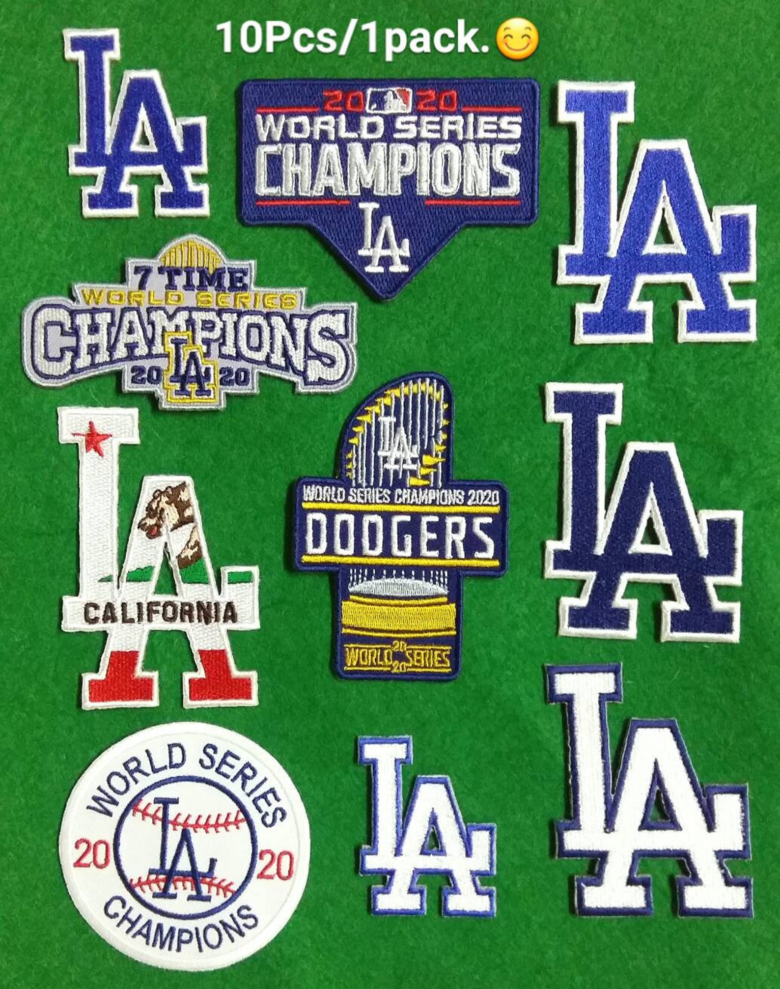 Los Angeles Dodgers Obtener 10pcs como imagen Patches Logo Etsy