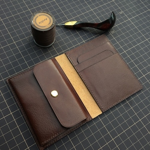 Vachetta Mini Portemonnaie Handmade Leder I personalisierte Geschenke I Geschenke für ihn
