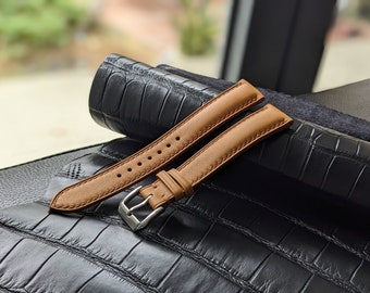 Nappa Leather Watch Strap Handmade I Watch band size 18mm,20mm,22mm,24mm