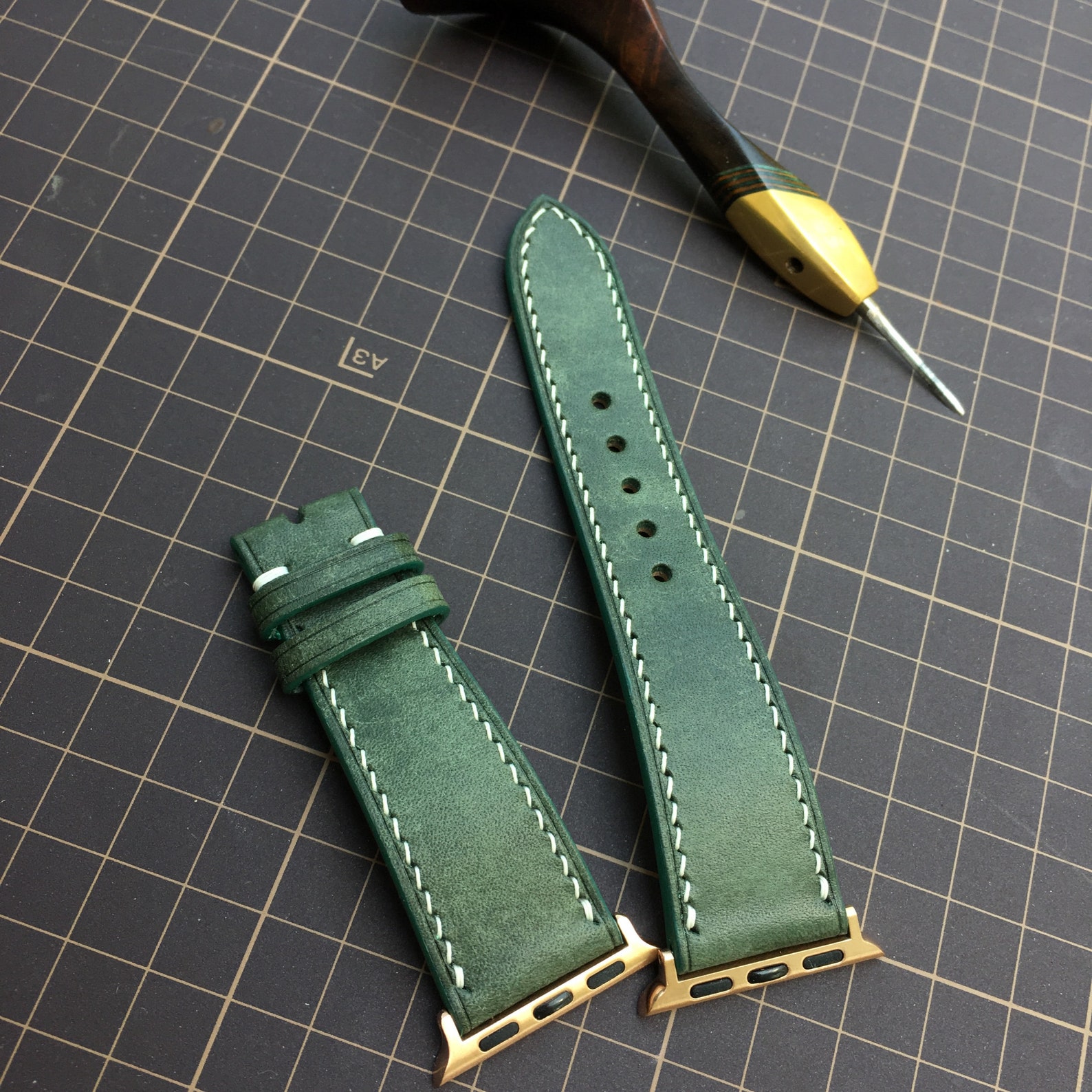 navy apple watch strap
