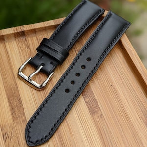 Vache Hunter (Hass) Watch Strap Leather I Watch band size 18mm,20mm,22mm,24mm I personalized gifts I gifts for him