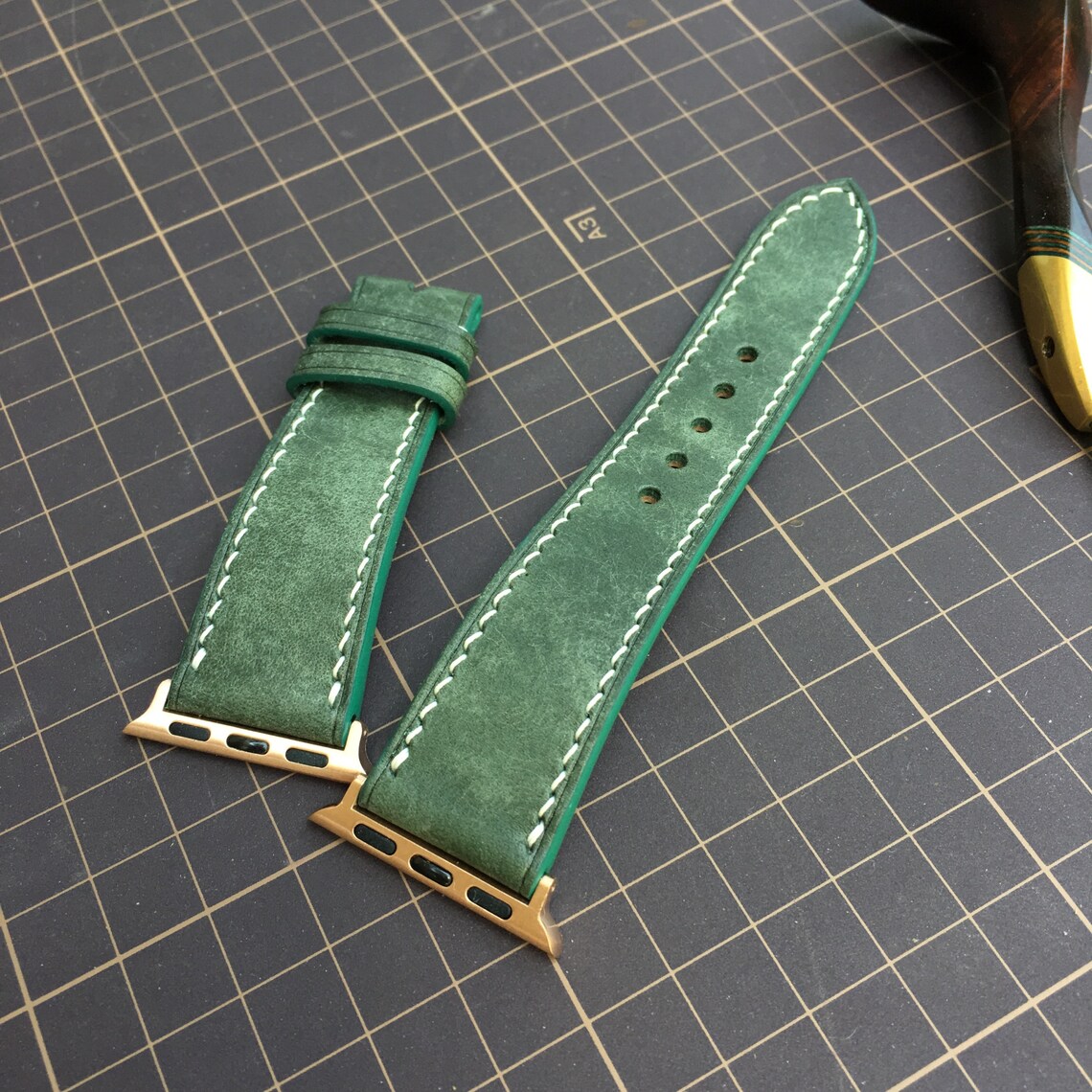 navy apple watch strap