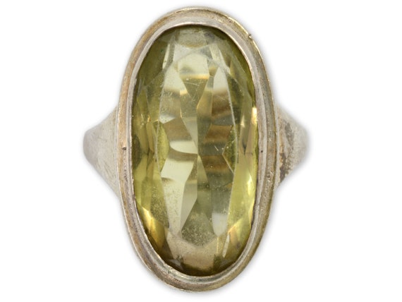 Green citrine best sale ring