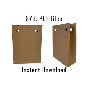 Modello di borsa scaricabile, download immediato, modello di borsa regalo Cricut, stampabile, borsa per bomboniere, modello di borsa regalo, imballaggio, SVG, PDF