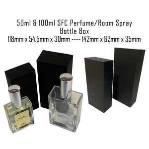 Downloadable Box Template, &#39;SFC&#39; Perfume/Room Spray Bottle Box, Instant Download, Cricut Box Template, Gift Box, Double, Packaging, SVG,PDF