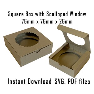 Single Wax Pot Box, Downloadable Template, Instant Download, Cricut Box Template, Packaging, SVG, PDF, Box Patterns, DIY Boxes,