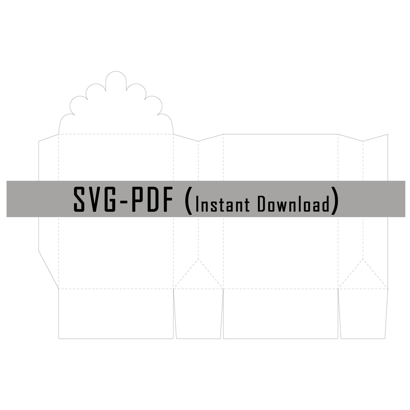 Printable Bag Template Instant Download Cricut Gift Bag Etsy