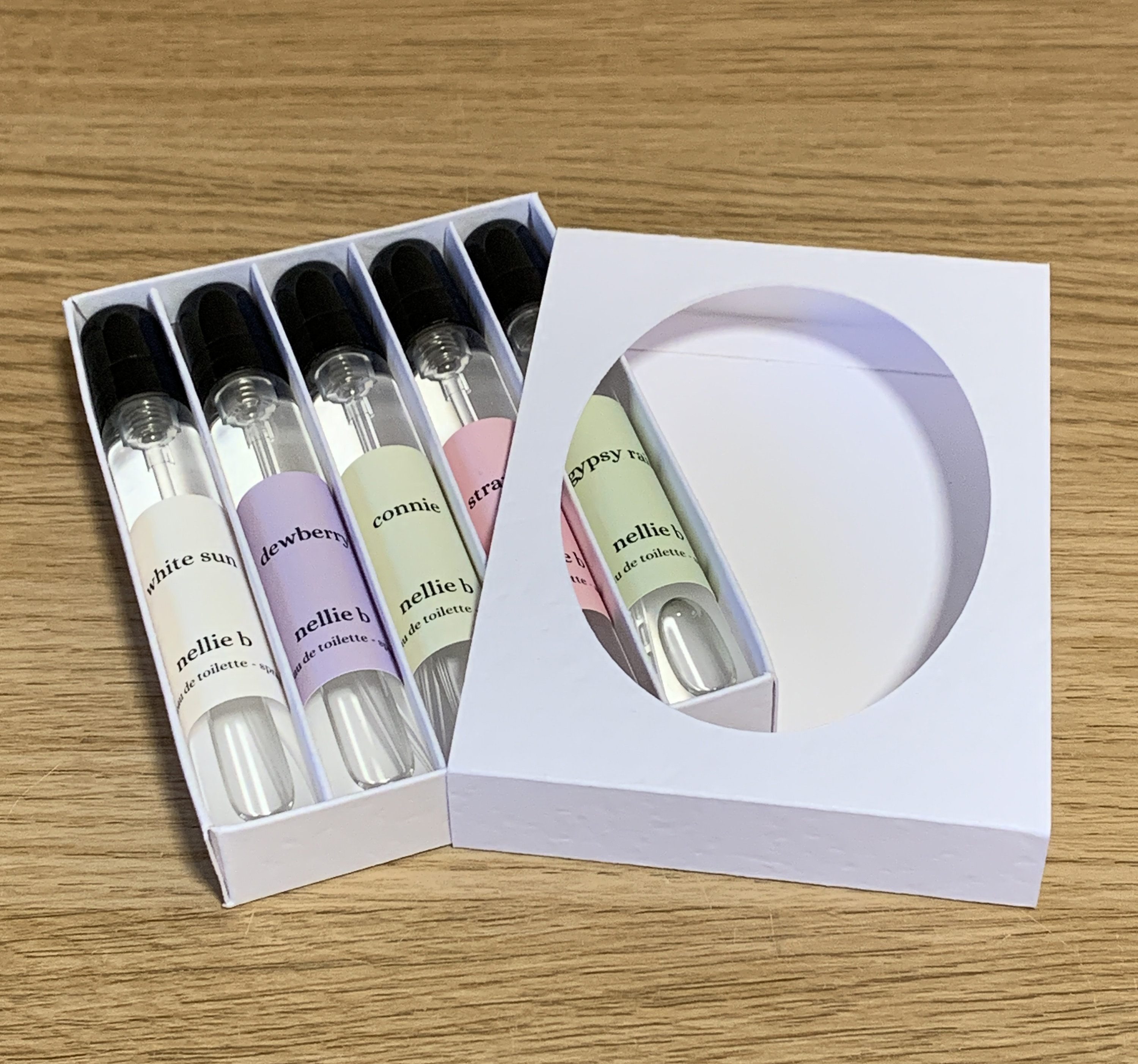 Perfume Sample Box Template, 5-bottle Packaging (SVG, PDF) - Etsy