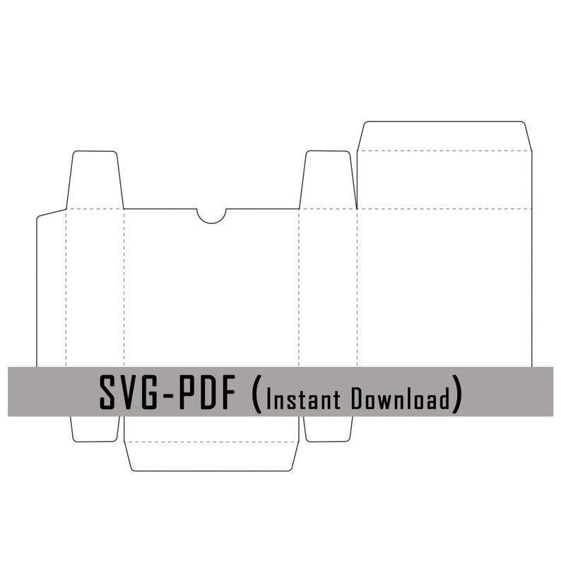 Rectangle Gift Box Template, SVG, PDF (digital Download) - Etsy