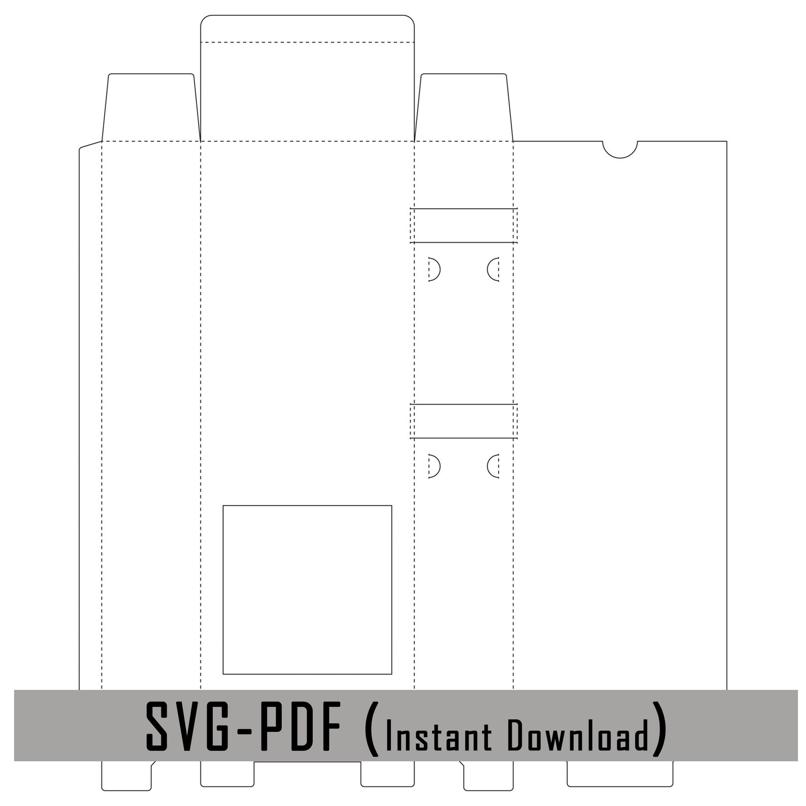 Downloadable Box Template Instant Download Cricut Box Etsy