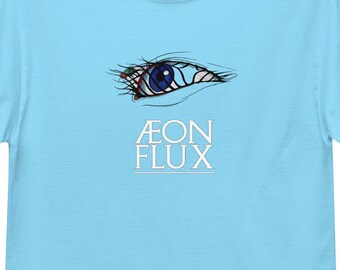 Cyberpunk Eye Graphic T-Shirt, Futuristic Sci-Fi Heavyweight Tee, Neon Dystopian Streetwear, Dark Minimalist Graphic Shirt, Cyber Aesthetic