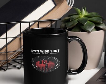 Secret Society Black Mug, Gothic Coffee Mug, Dark Academia, Mystery Ritual Coffee Cup, Occult Aesthetic Mug, Gothic Gift for Him Her