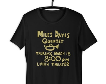 Miles Davis Quintet Shirts, Gift For Him, Gift For Her, Jazz Lovers Shirts, Music Festival, Boho Shirts, Jazz Gift, Camper Gift ,T-shirts
