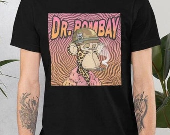 Dr Bombay T-Shirt, Snoop Dog NFT Shirt, Cool T-Shirt, Women&#39;s Tee, Couples Shirts, Camper Gift, Trendy Gift, Smoker Gift, Vacation Tee, Boho