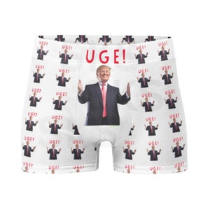 Trump UGE Steamwave Boho Boxer Brief, Trump Zug, Papa Geschenk, Für Ihn, Bestie Geschenk, Trending Boxer Briefs, Herren Trendy Boxer Briefs, Frühlingsgeschenk