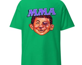 MMA Fan Shirt, Wrestling Shirts, Kickboxing Tee, Fighters Shirts, Training Shirts, Streetwear, Mad TV Face, Unisex classic tee