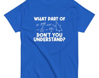 Funny Math Shirt, What Part of This Equation Don't You Understand Tee, Math Teacher Gift, Math Nerd Shirt, STEM Humor