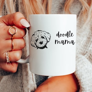 Doodle Mom Mug,Doodle Mom Gift,For Her,Cute Doodle Mug,Golden Doodle Mug,Gift for Her,Dog Lover,Birthday Gift,Bestie Gift,Meme
