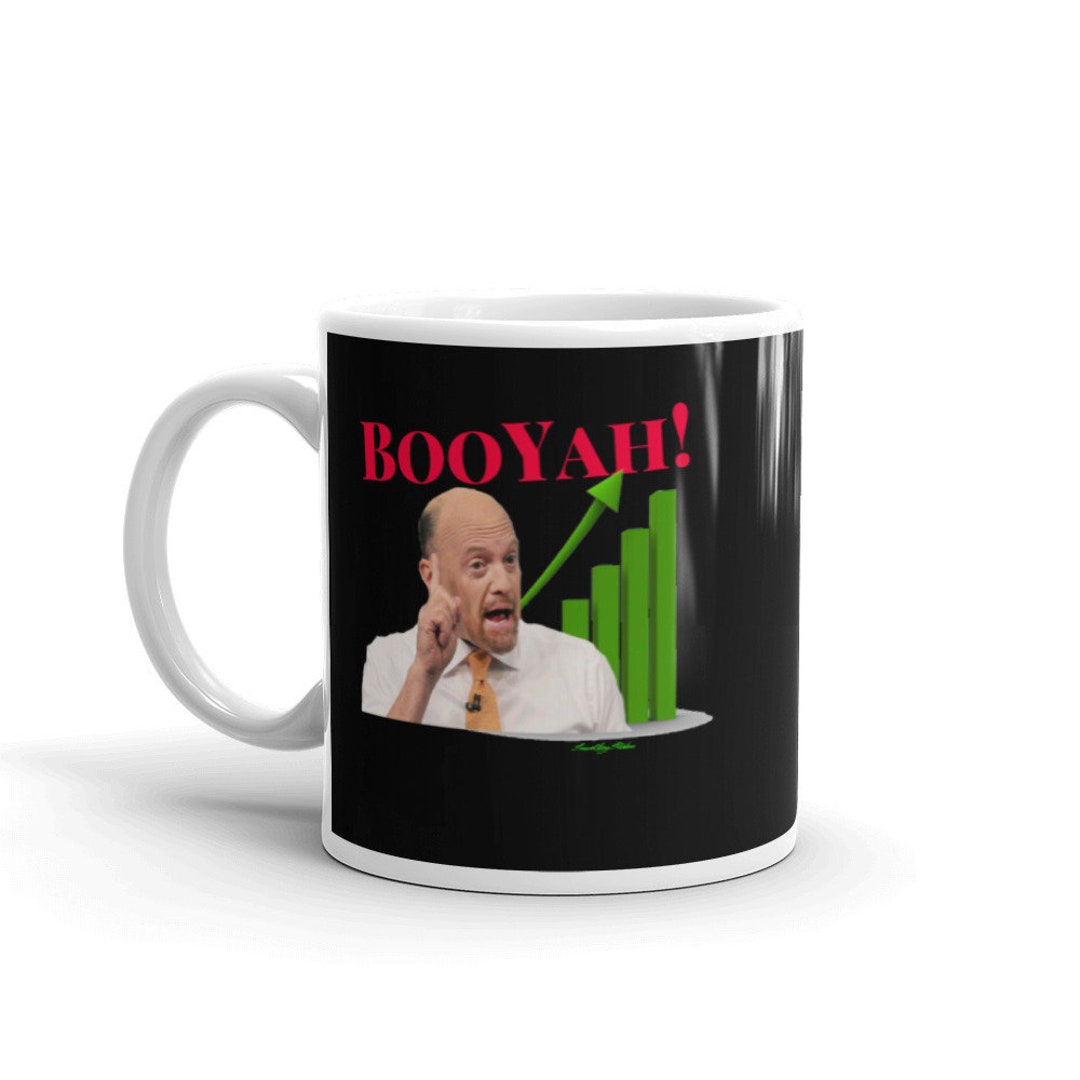 Jim Cramer Booyah Stock Market Mug,cramer Booyah Coffee Tea Drink
