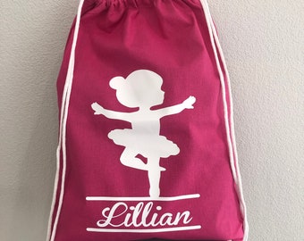 Personalized Dance Bag, Personalized Dance Recital Gift, Dance Bag for Little Girl, Personalized Ballet backpack, Dance Recital Gift