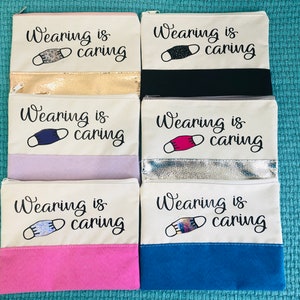 Face Mask storage pouch, Face Mask Holder, Face Mask Bag, Face Mask Pouch, Mask Carrying Pouch, Face Mask Carrying Case, Face Mask Storage