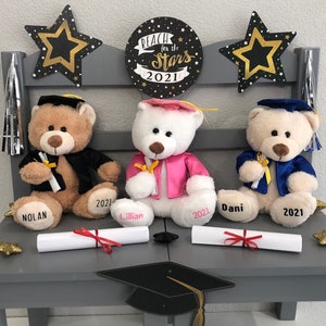 Personalized Graduation Bear 2025, graduation teddy bear 2025, graduation gifts, graduation bear, 2025 personalized graduation gifts