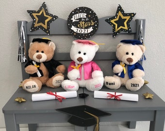 Personalized Graduation Bear 2024, graduation teddy bear 2024, graduation gifts, graduation bear, 2024 personalized graduation gifts